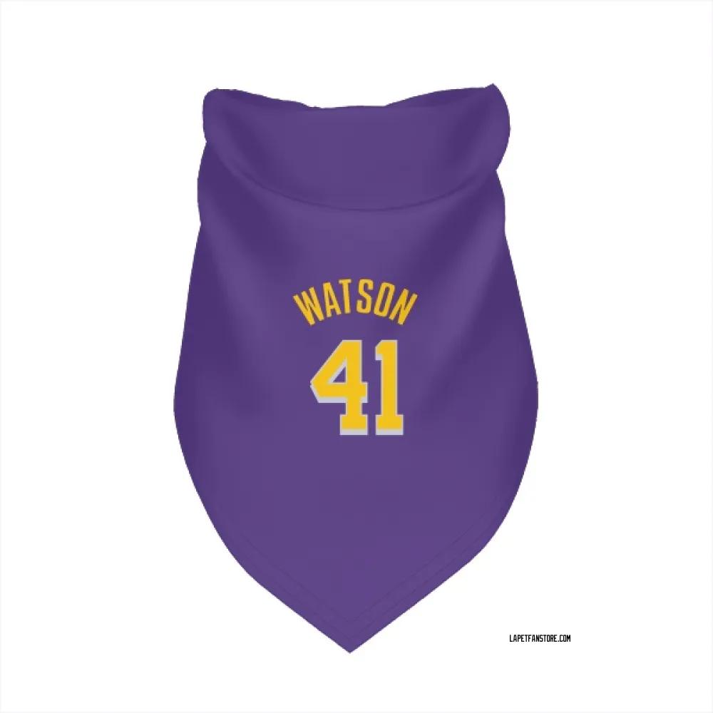 Los Angeles Lakers Anton Watson Purple Pet Bandana for Dog & Cat