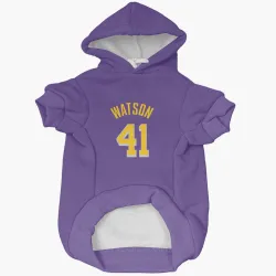 Los Angeles Lakers Anton Watson Purple Pet Hoodie for Dog & Cat