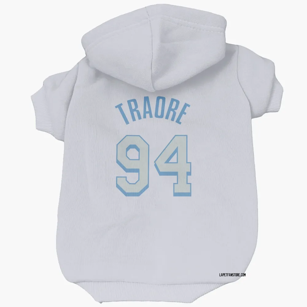Los Angeles Lakers Armel Traore White Pet Hoodie for Dog & Cat
