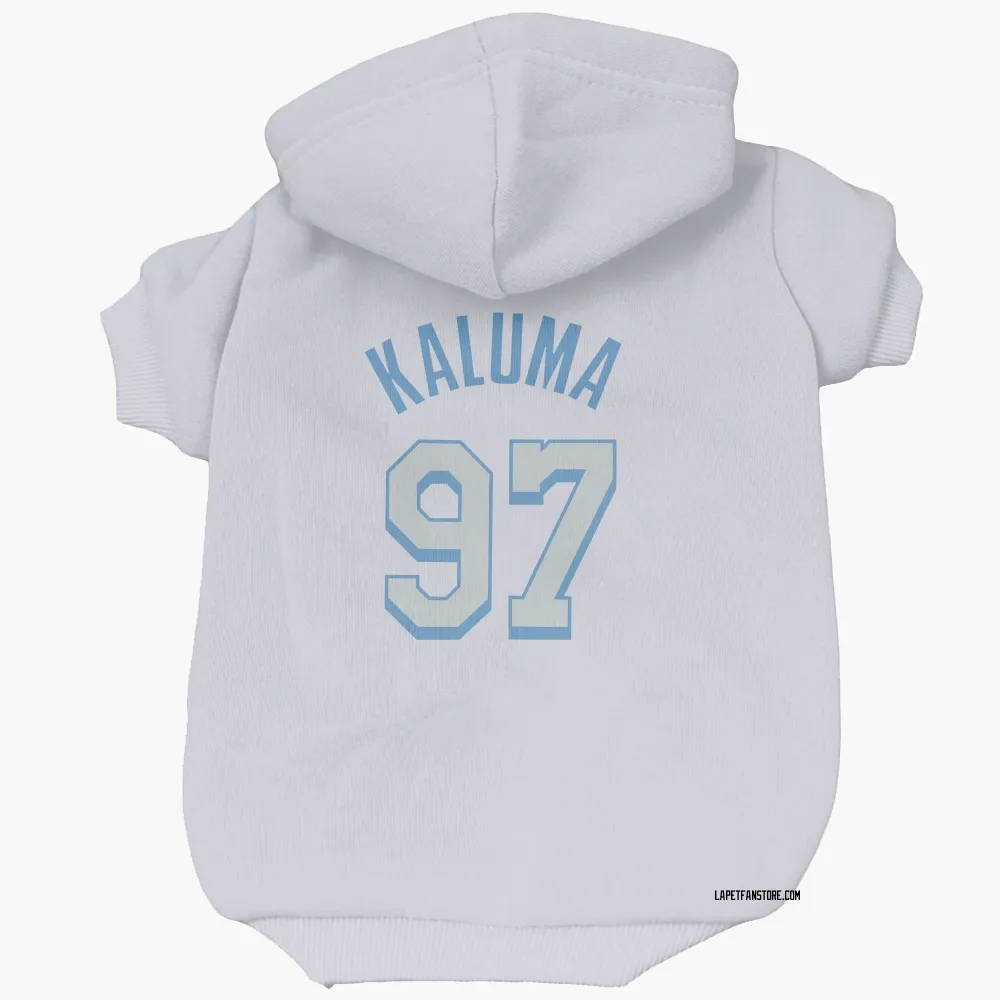 Los Angeles Lakers Arthur Kaluma White Pet Hoodie for Dog & Cat
