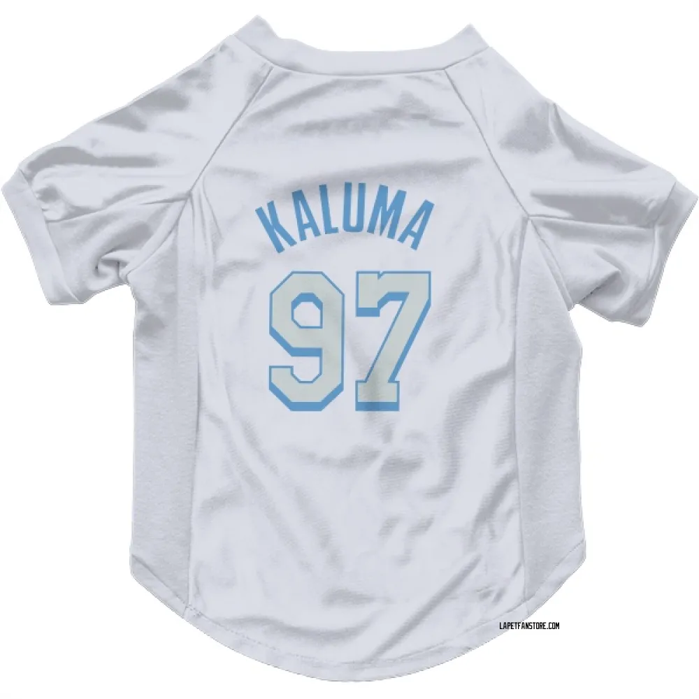 Los Angeles Lakers Arthur Kaluma White Pet Jersey for Dog & Cat