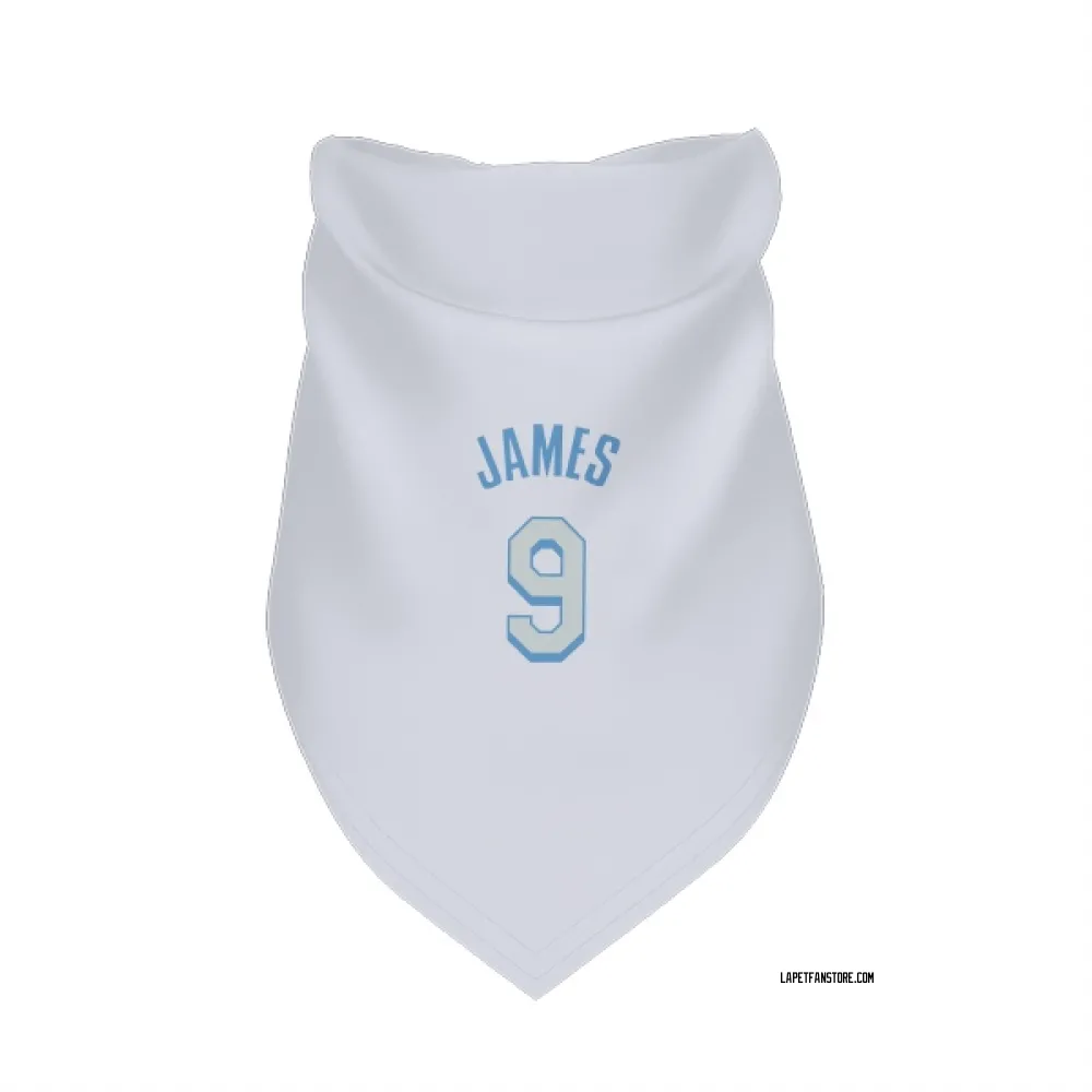Los Angeles Lakers Bronny James White Pet Bandana for Dog & Cat