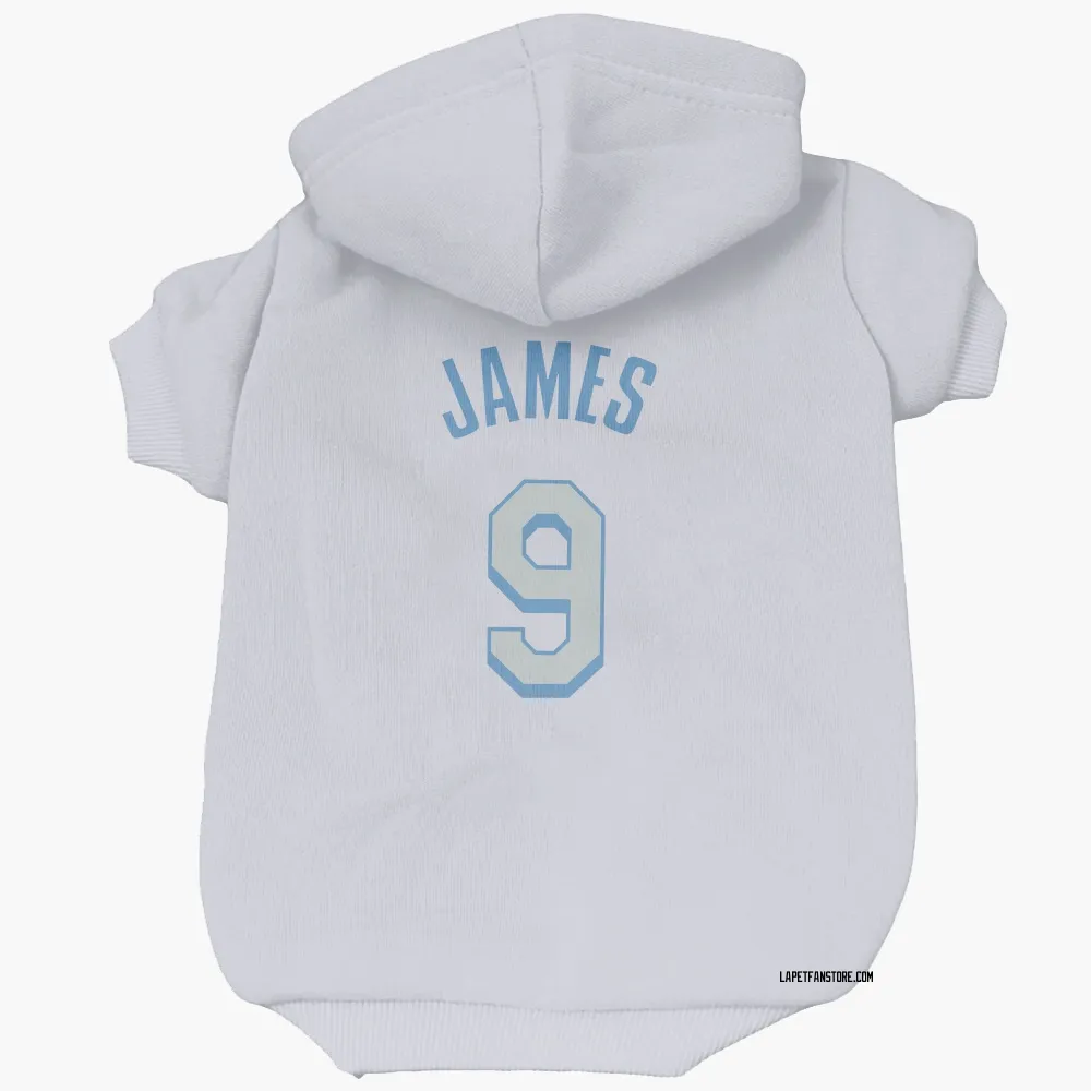 Los Angeles Lakers Bronny James White Pet Hoodie for Dog & Cat