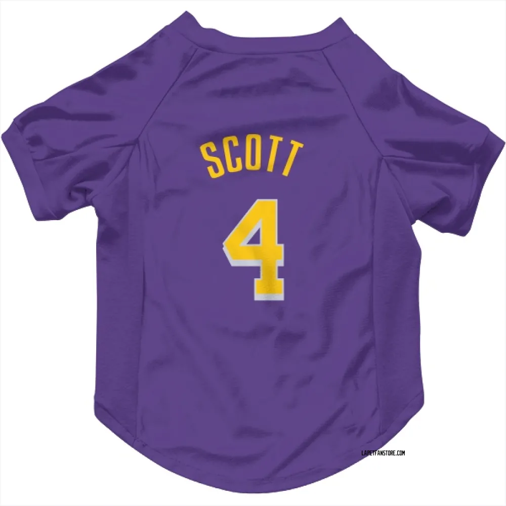 Los Angeles Lakers Byron Scott Purple Pet Jersey for Dog & Cat