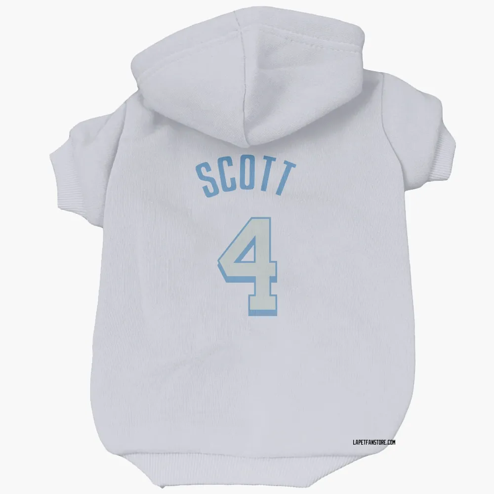 Los Angeles Lakers Byron Scott White Pet Hoodie for Dog & Cat