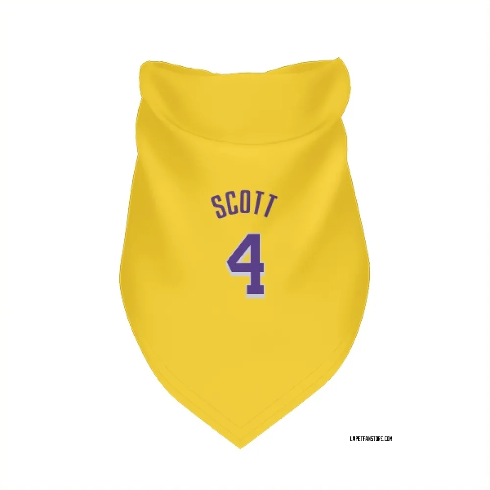 Los Angeles Lakers Byron Scott Yellow Pet Bandana for Dog & Cat