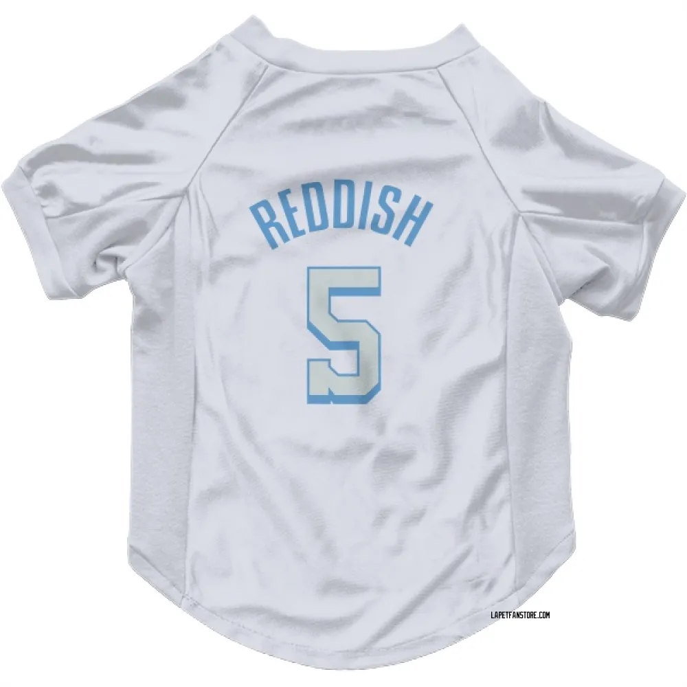 Los Angeles Lakers Cam Reddish White Pet Jersey for Dog & Cat