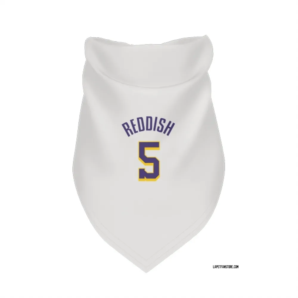 Los Angeles Lakers Cam Reddish White Purple Pet Bandana for Dog & Cat