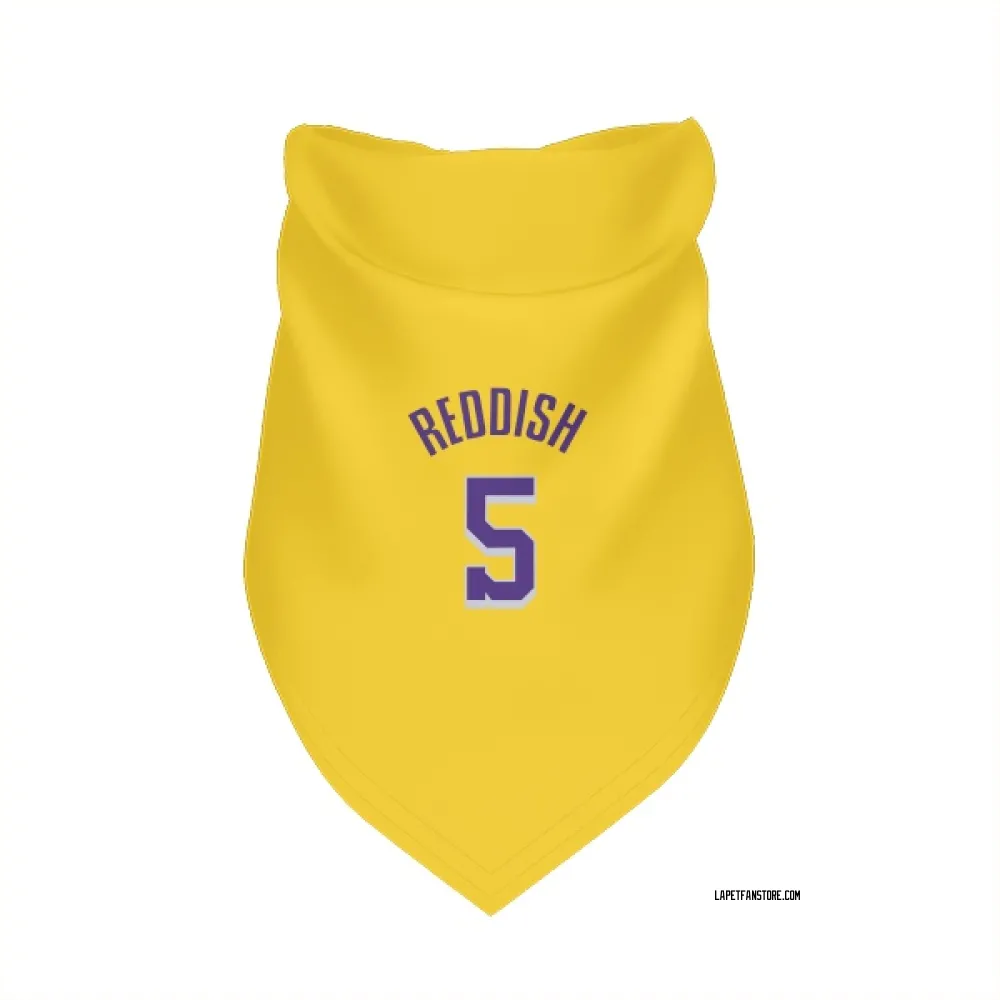 Los Angeles Lakers Cam Reddish Yellow Pet Bandana for Dog & Cat