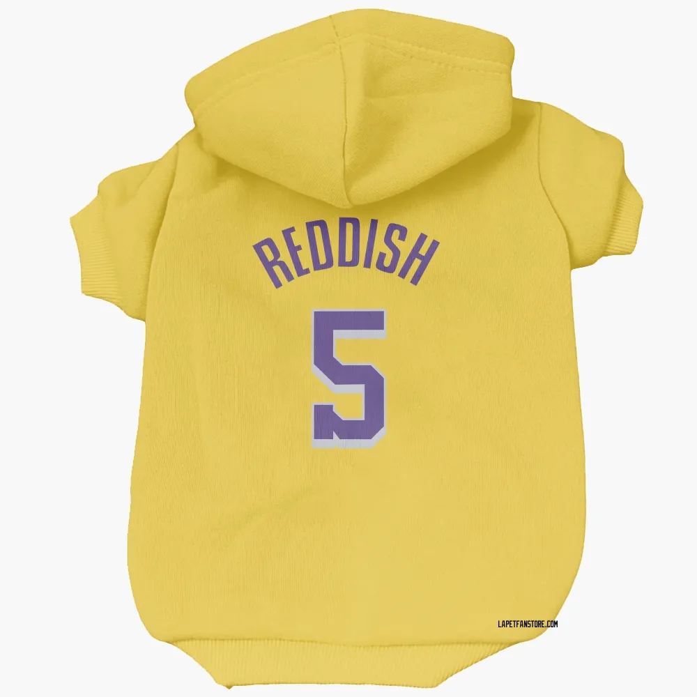 Los Angeles Lakers Cam Reddish Yellow Pet Hoodie for Dog & Cat