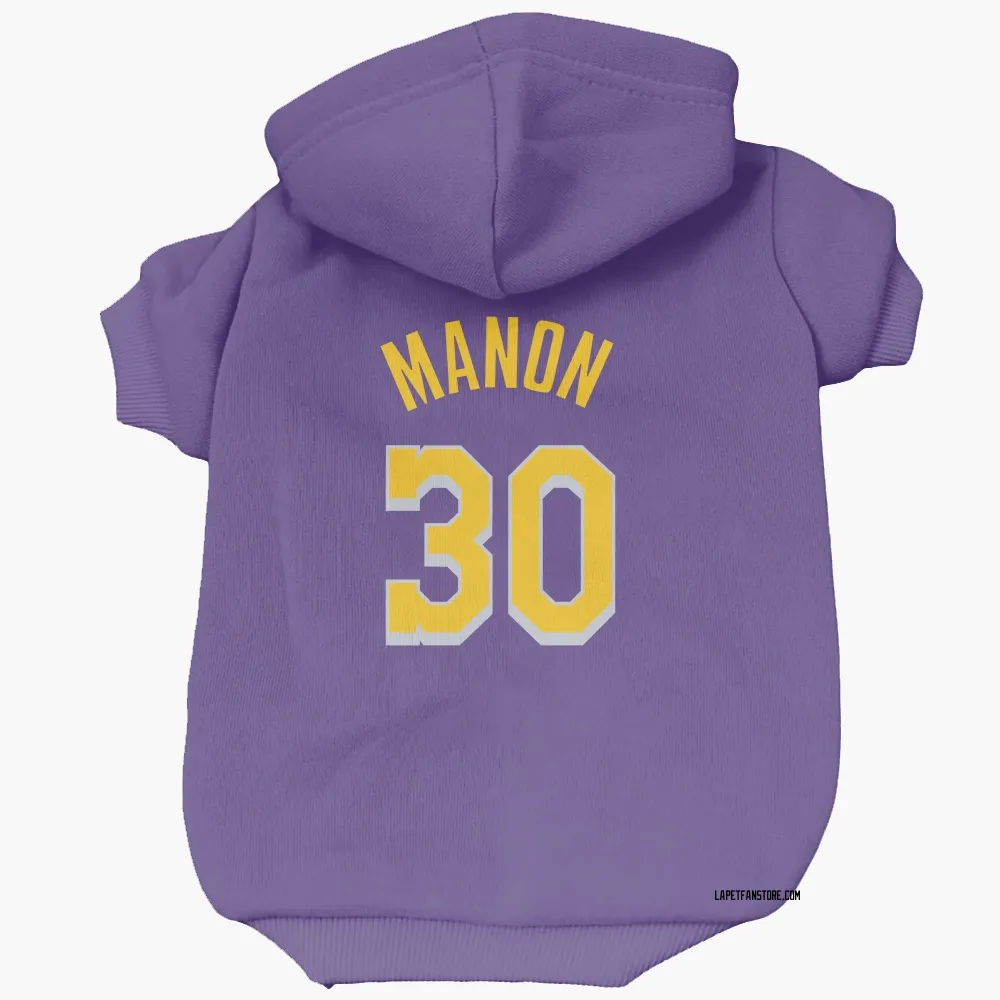 Los Angeles Lakers Chris Manon Purple Pet Hoodie for Dog & Cat