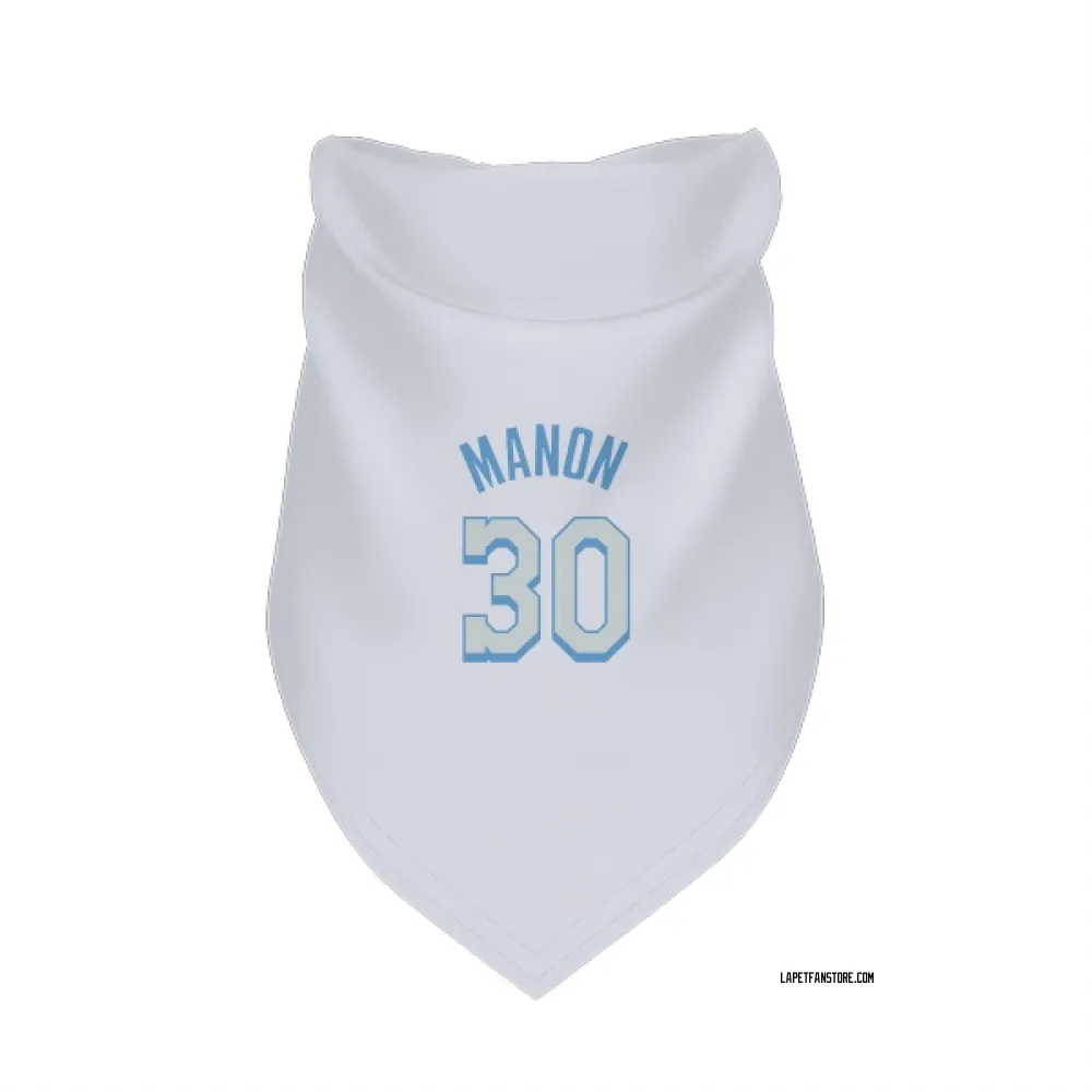 Los Angeles Lakers Chris Manon White Pet Bandana for Dog & Cat