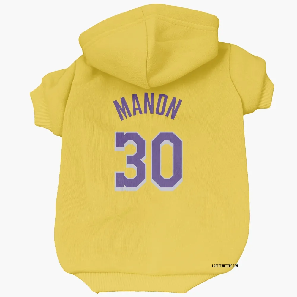 Los Angeles Lakers Chris Manon Yellow Pet Hoodie for Dog & Cat