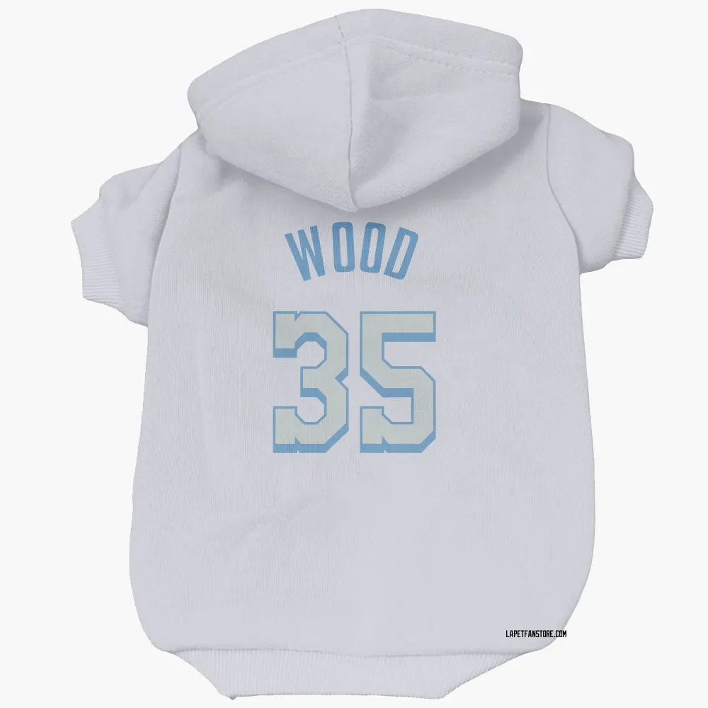 Los Angeles Lakers Christian Wood White Pet Hoodie for Dog & Cat