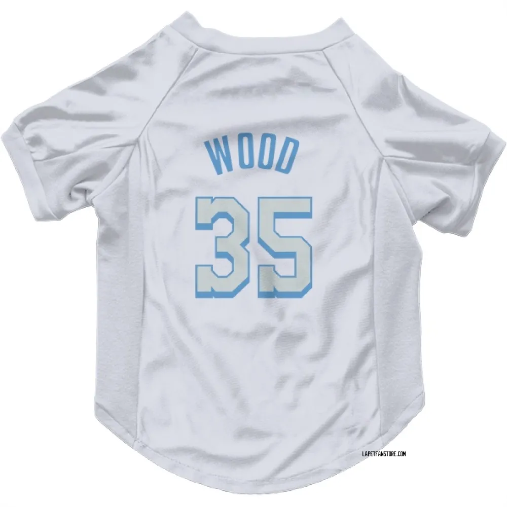 Los Angeles Lakers Christian Wood White Pet Jersey for Dog & Cat