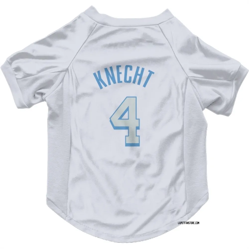 Los Angeles Lakers Dalton Knecht White Pet Jersey for Dog & Cat