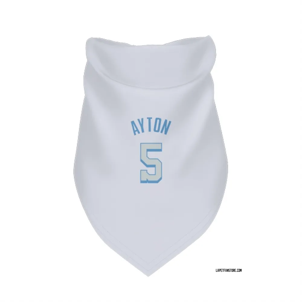 Los Angeles Lakers Deandre Ayton White Pet Bandana for Dog & Cat