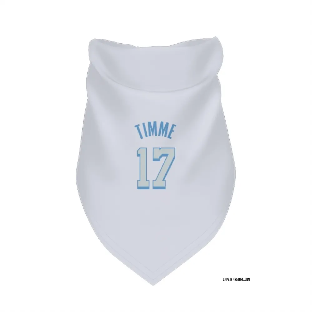 Los Angeles Lakers Drew Timme White Pet Bandana for Dog & Cat