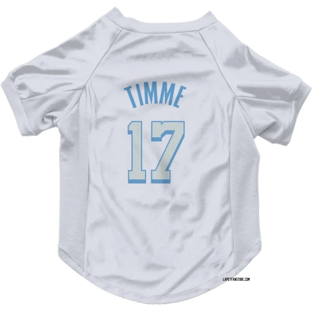Los Angeles Lakers Drew Timme White Pet Jersey for Dog & Cat