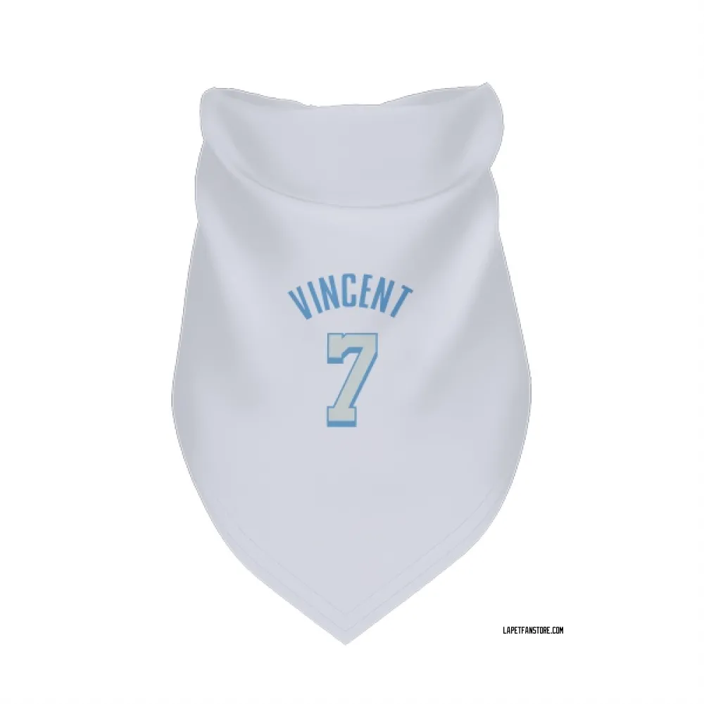 Los Angeles Lakers Gabe Vincent White Pet Bandana for Dog & Cat
