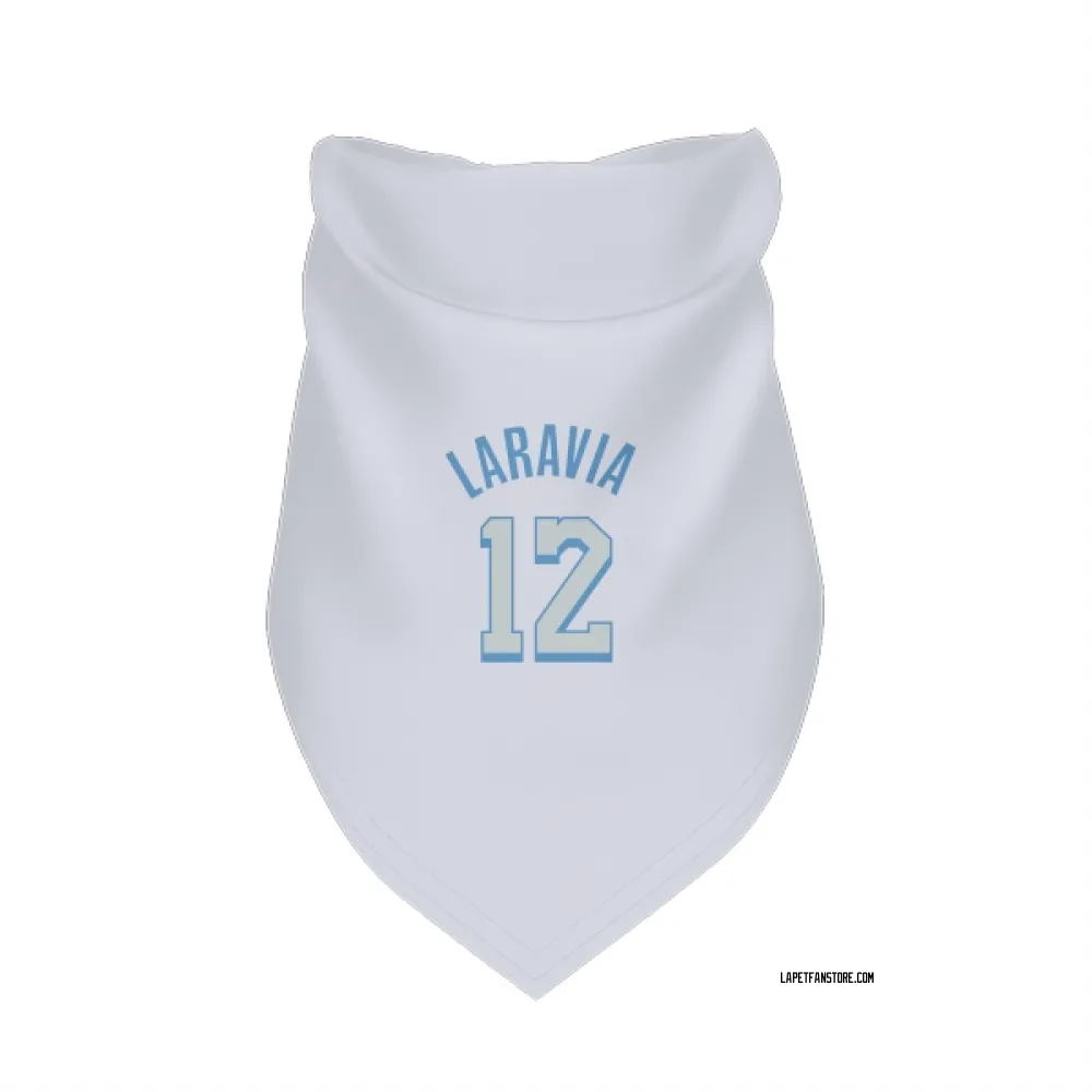 Los Angeles Lakers Jake LaRavia White Pet Bandana for Dog & Cat
