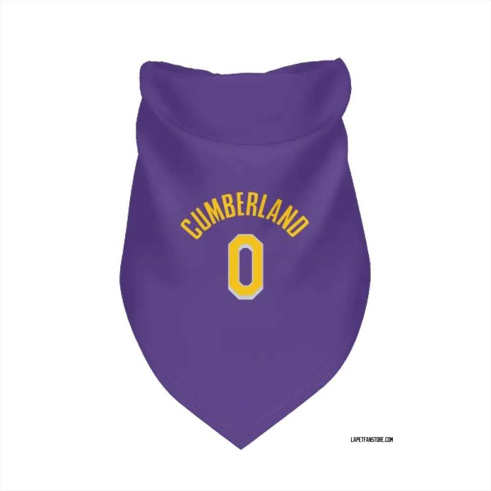 Los Angeles Lakers Jarron Cumberland Purple Pet Bandana for Dog & Cat