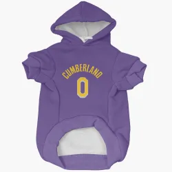 Los Angeles Lakers Jarron Cumberland Purple Pet Hoodie for Dog & Cat
