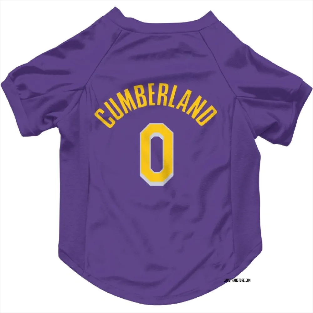 Los Angeles Lakers Jarron Cumberland Purple Pet Jersey for Dog & Cat