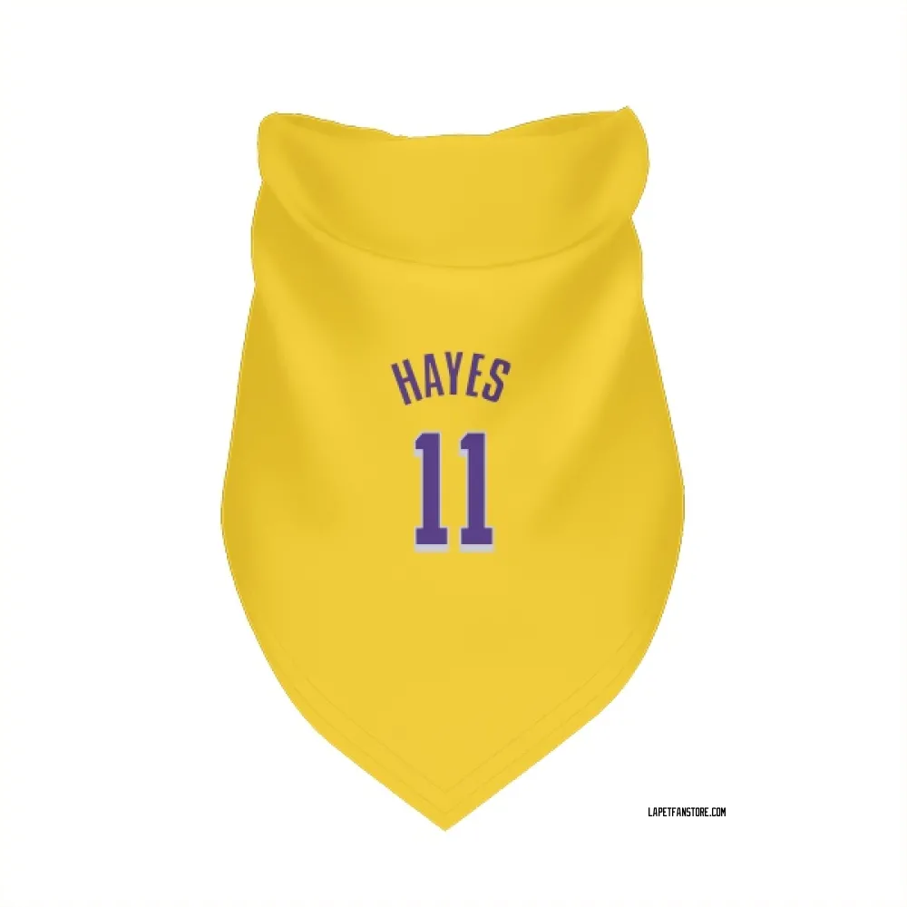 Los Angeles Lakers Jaxson Hayes Yellow Pet Bandana for Dog & Cat