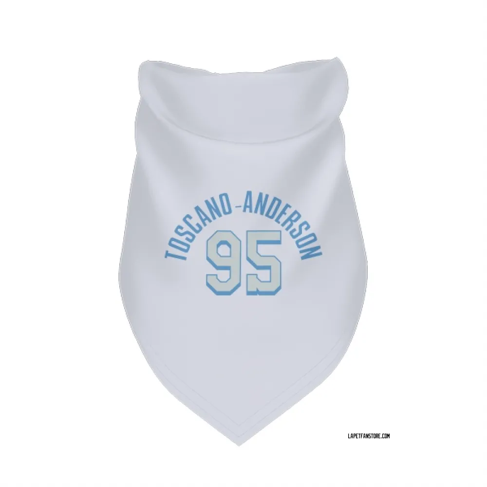 Los Angeles Lakers Juan Toscano-Anderson White Pet Bandana for Dog & Cat