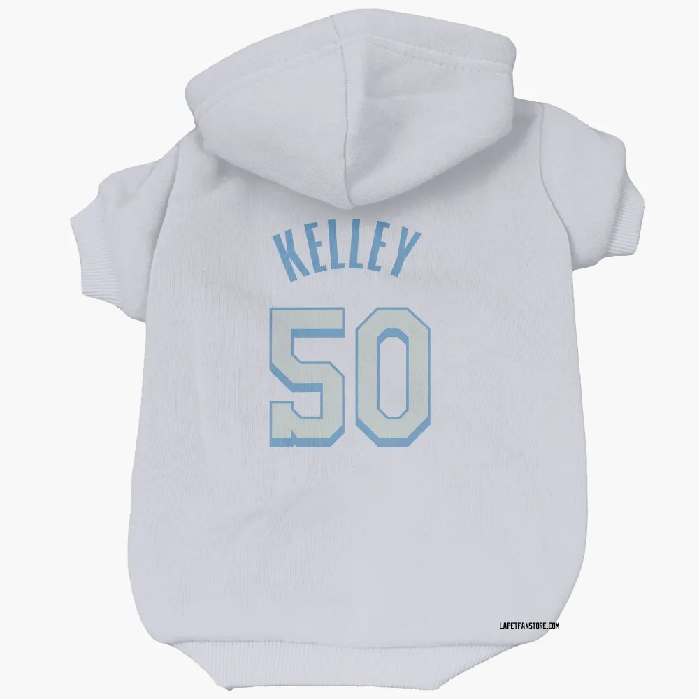 Los Angeles Lakers Kylor Kelley White Pet Hoodie for Dog & Cat