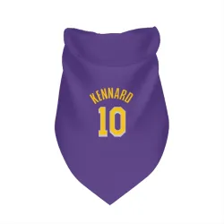 Los Angeles Lakers Luke Kennard Purple Pet Bandana for Dog & Cat