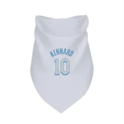 Los Angeles Lakers Luke Kennard White Pet Bandana for Dog & Cat