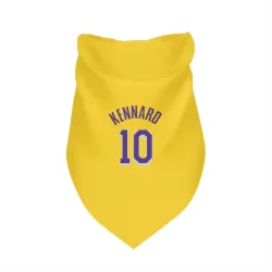 Los Angeles Lakers Luke Kennard Yellow Pet Bandana for Dog & Cat