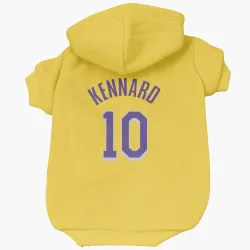 Los Angeles Lakers Luke Kennard Yellow Pet Hoodie for Dog & Cat