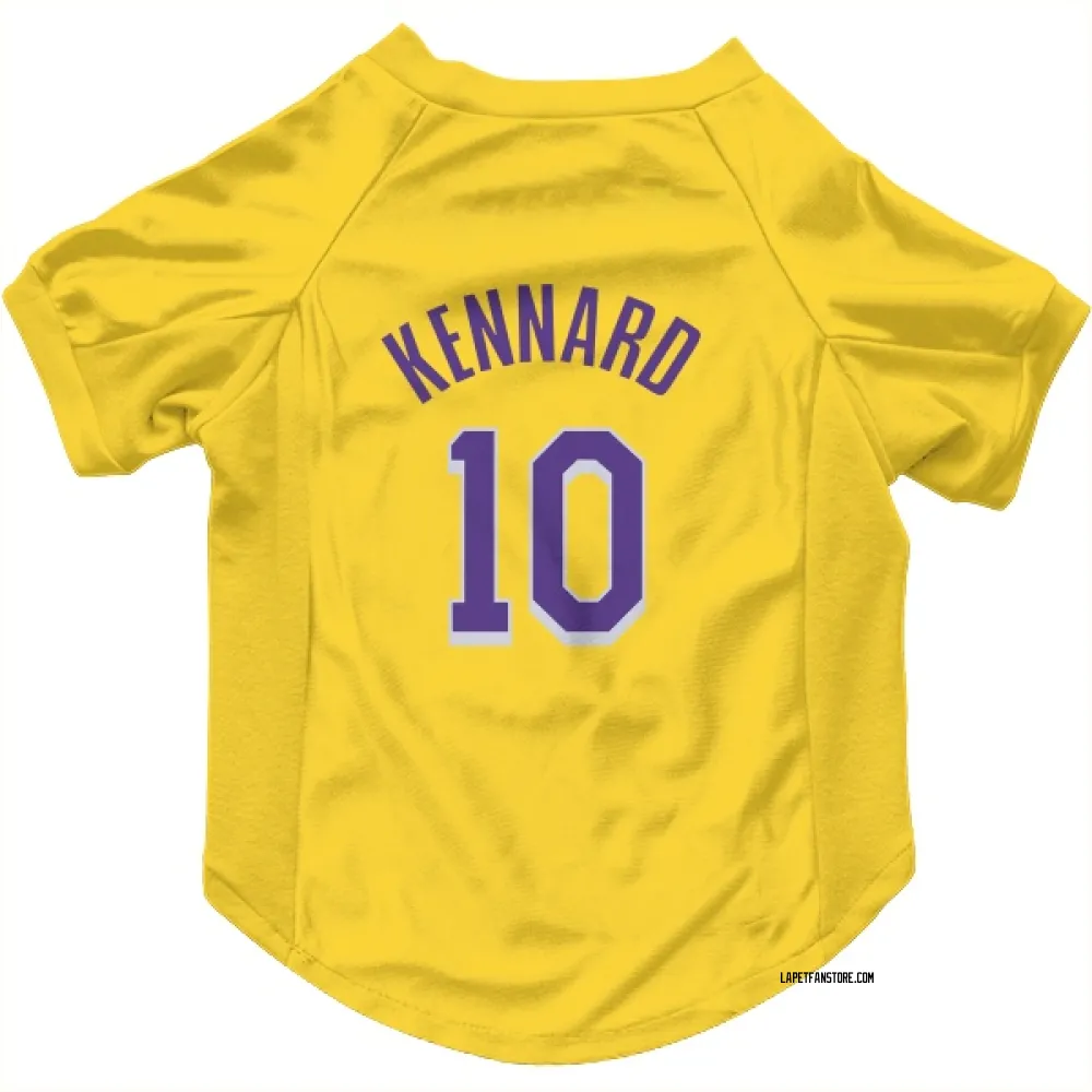 Los Angeles Lakers Luke Kennard Yellow Pet Jersey for Dog & Cat