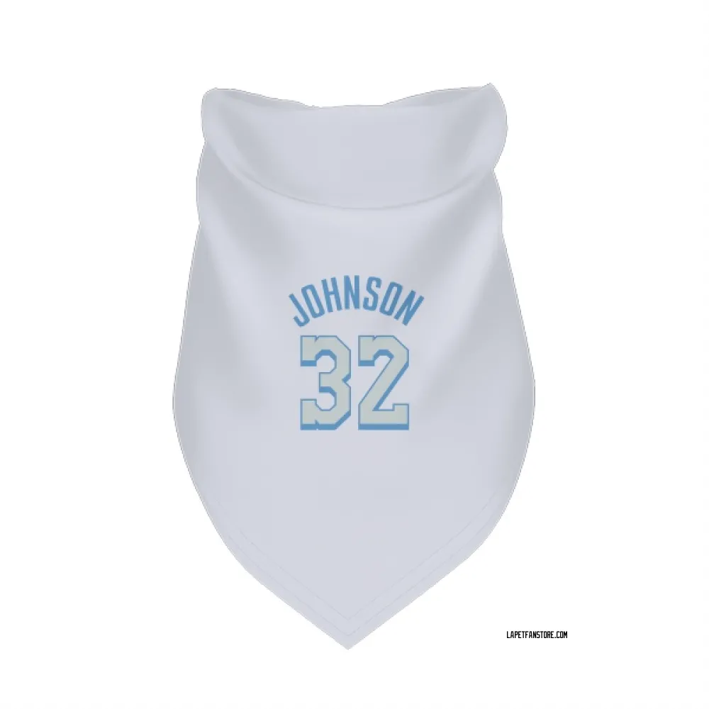 Los Angeles Lakers Magic Johnson White Pet Bandana for Dog & Cat