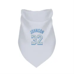 Los Angeles Lakers Magic Johnson White Pet Bandana for Dog & Cat