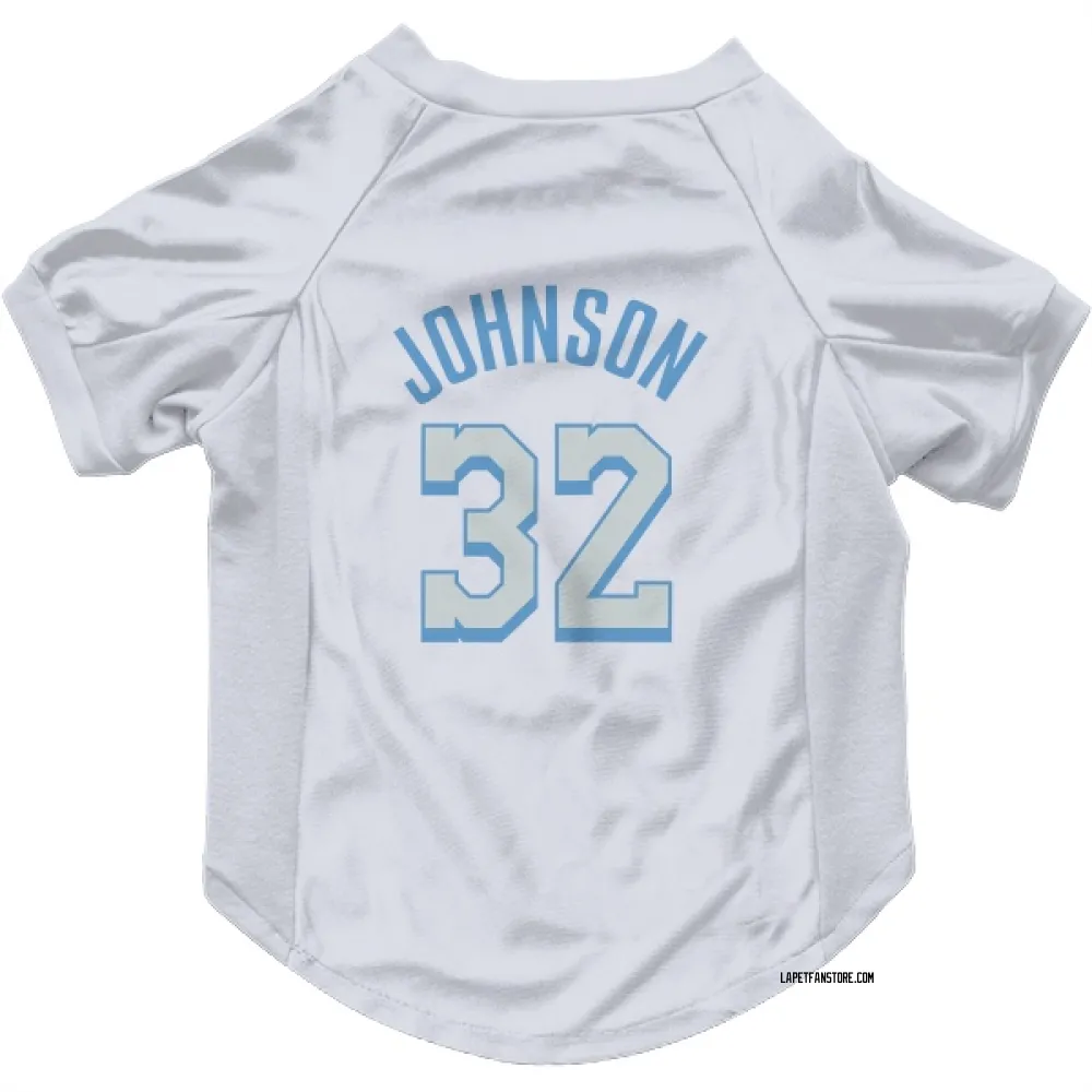 Los Angeles Lakers Magic Johnson White Pet Jersey for Dog & Cat