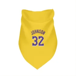 Los Angeles Lakers Magic Johnson Yellow Pet Bandana for Dog & Cat