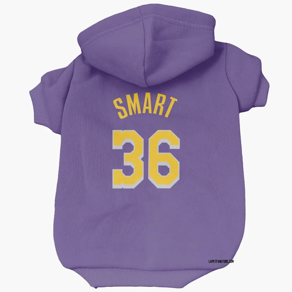 Los Angeles Lakers Marcus Smart Purple Pet Hoodie for Dog & Cat