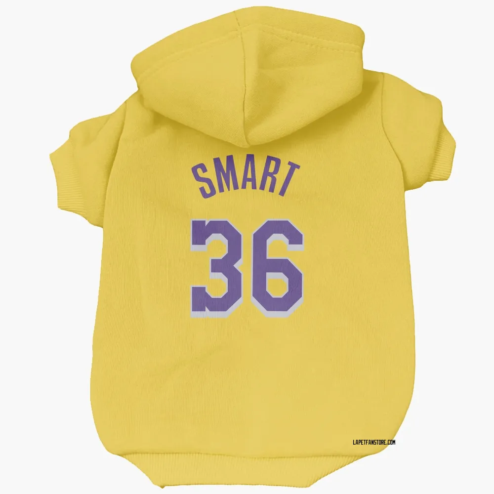 Los Angeles Lakers Marcus Smart Yellow Pet Hoodie for Dog & Cat