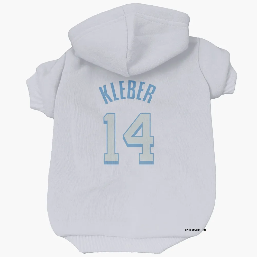 Los Angeles Lakers Maxi Kleber White Pet Hoodie for Dog & Cat