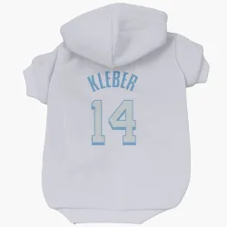 Los Angeles Lakers Maxi Kleber White Pet Hoodie for Dog & Cat