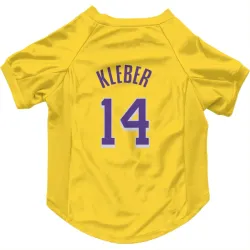 Los Angeles Lakers Maxi Kleber Yellow Pet Jersey for Dog & Cat