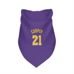 Los Angeles Lakers Michael Cooper Purple Pet Bandana for Dog & Cat