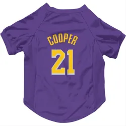 Los Angeles Lakers Michael Cooper Purple Pet Jersey for Dog & Cat