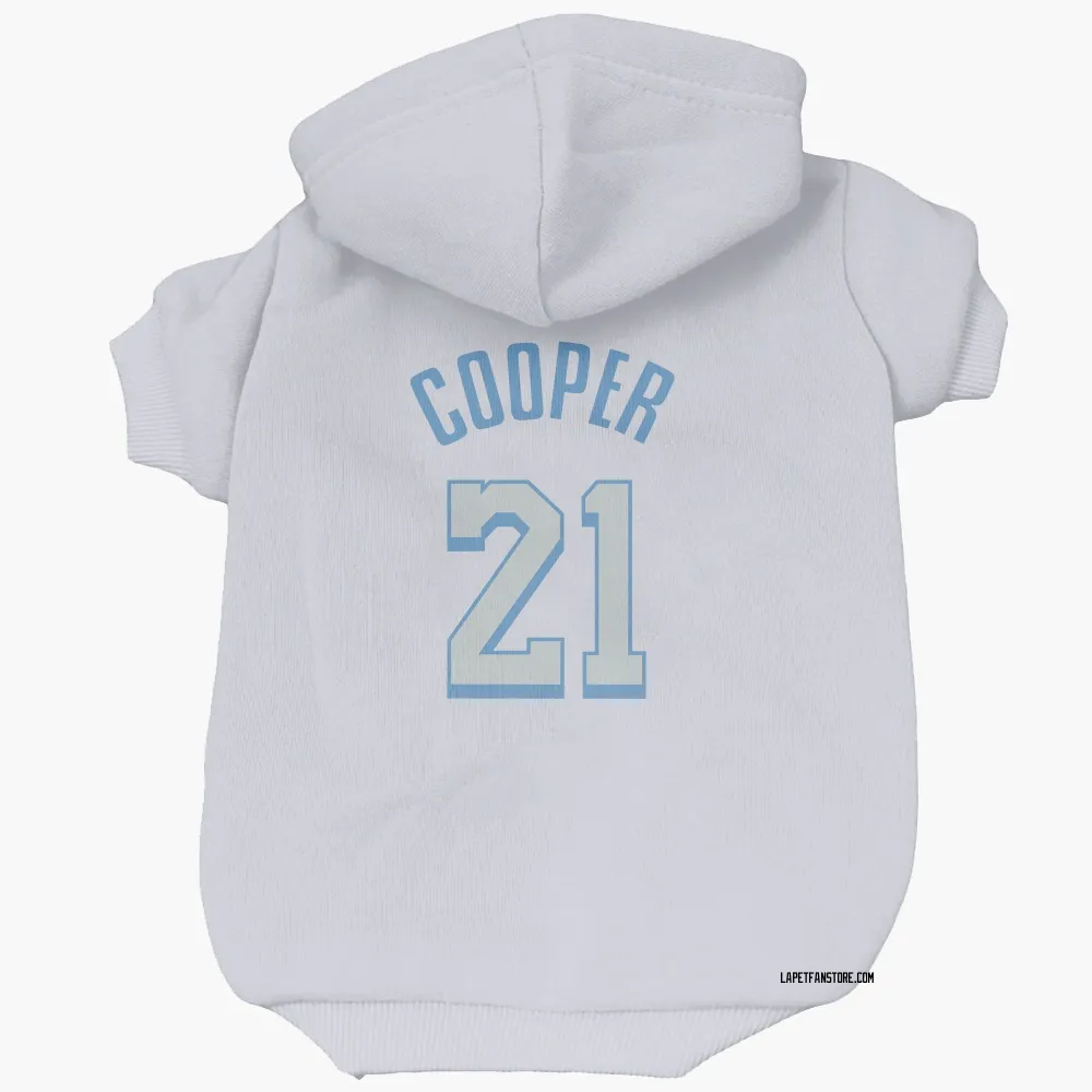 Los Angeles Lakers Michael Cooper White Pet Hoodie for Dog & Cat