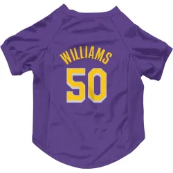 Los Angeles Lakers Nate Williams Purple Pet Jersey for Dog & Cat
