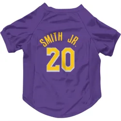 Los Angeles Lakers Nick Smith Jr. Purple Pet Jersey for Dog & Cat